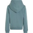 Calvin Klein CKJ Stack Logo Hoodie Goblin Blue Fashion