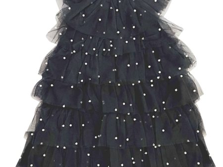 Dolly by Le Petit Tom Pearl Tutully Tiered Tulle Tuttu Kjole Black Hot on Sale