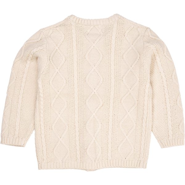 Copenhagen Colors Cream Strikket Cardigan on Sale