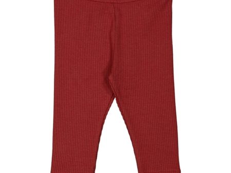 MarMar Modal Hibiscus Red Leg Leggings Hot on Sale