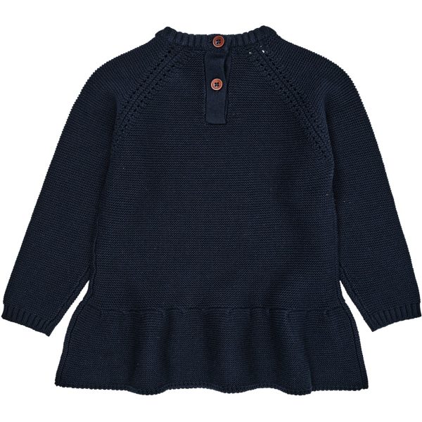 Copenhagen Colors Navy Strikket Pullover Discount