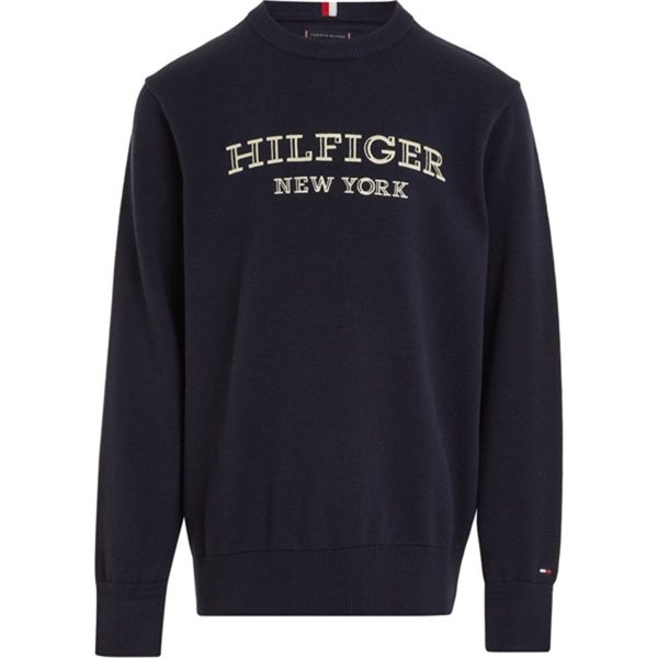 Tommy Hilfiger Monotype Striktrøje Desert Sky Fashion