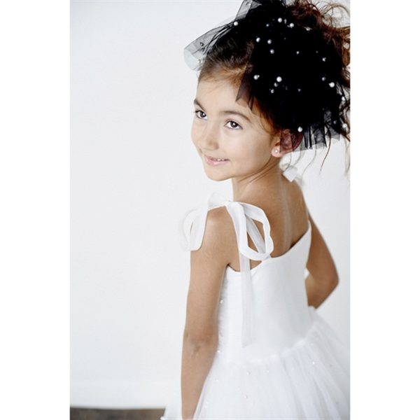 Dolly by Le Petit Tom Pearl Tulle Ballerina Kjole White Online now