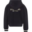 Tommy Hilfiger Monotype Foil Zip Thru Hoodie Desert Sky Hot on Sale