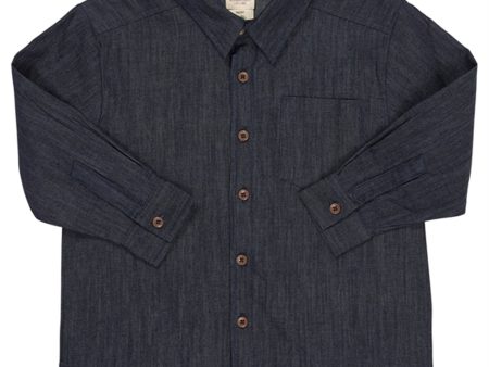 Copenhagen Colors Dk Denim Blue Denim Classic Skjorte Sale