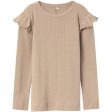 Name it Savannah Tan Ninna Slim Bluse Hot on Sale