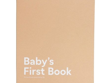 Design Letters Baby s Første Bog Pastel Beige Discount