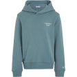 Calvin Klein CKJ Stack Logo Hoodie Goblin Blue Fashion