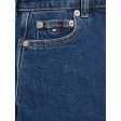 Tommy Hilfiger Denim Button Through Nederdel Midblueclean Online