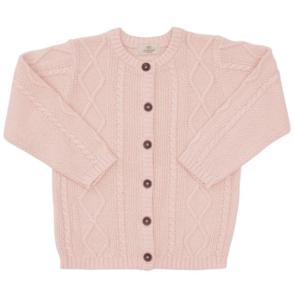 Copenhagen Colors Lb. Rosa Strikket Cardigan Hot on Sale