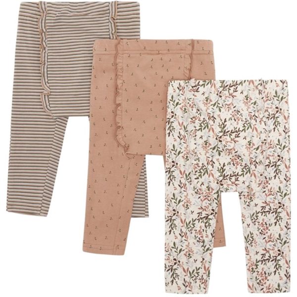 Hust & Claire Baby Café Rose Liva Leggings 3-pak on Sale