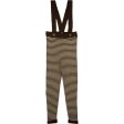 Fliink Chicory Coffee W. Sand Stripes Favo Leggings Med Seler For Sale