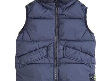 Stone Island Dun Vest Navy Blue Fashion