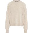 Tommy Hilfiger Essential Soft Uld Striktrøje Merino Melange Fashion