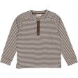 MarMar Deep Choco Stripe Tavus Bluse Sale