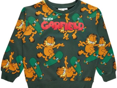 The New Green Gables Garfield Sweatshirt AOP on Sale