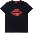 The New Navy Blazer Lips T-shirt Online now