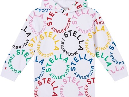 Stella McCartney White Colourful Kjole Sale