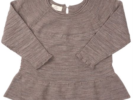 Copenhagen Colors Natural Melange Merino Strikket Bluse on Sale