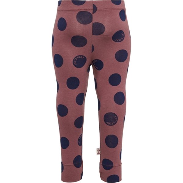 Hummel Rose Brown Dotty Leggings Fashion