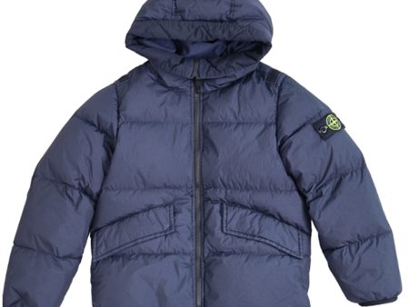 Stone Island Dunjakke Navy Blue Cheap