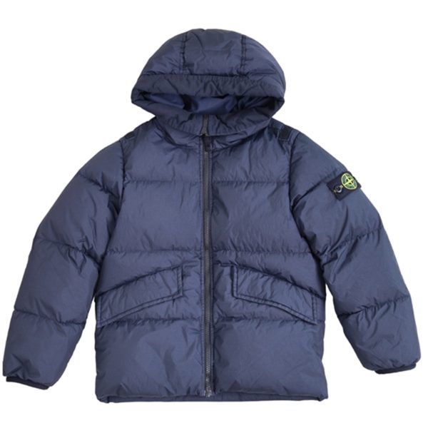 Stone Island Dunjakke Navy Blue Cheap