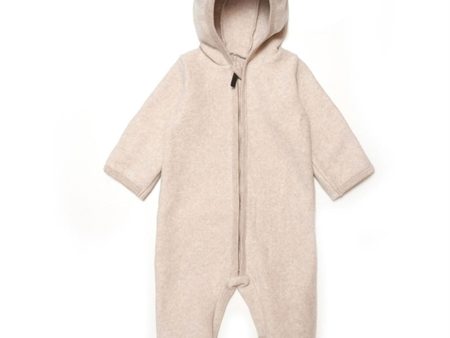 Huttelihut Køredragt Bomuldsfleece Momo Cot Cleece Camel For Discount