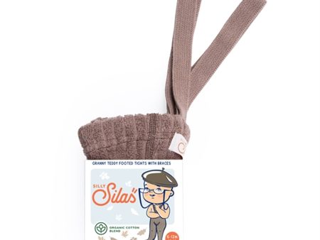 Silly Silas Granny Teddy Tights Granola on Sale