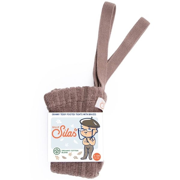 Silly Silas Granny Teddy Tights Granola on Sale