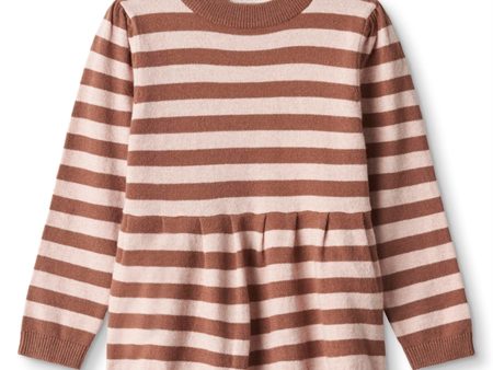 Fliink Carob Brown Striped Alilly Bluse Cheap