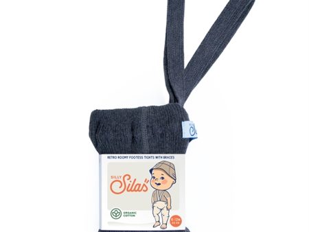 Silly Silas Roomy Footless Dark Grey Blend Hot on Sale