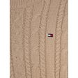 Tommy Hilfiger Essential Cable Striktrøje Merino Cheap