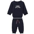 Tommy Hilfiger Baby Flag Sweatsæt Deep Indigo Online Sale