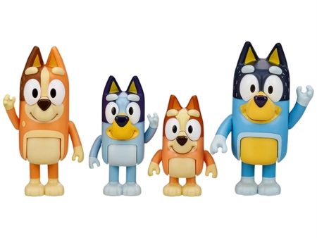 Bluey Familie Figurer 4-pak Cheap