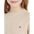 Tommy Hilfiger Essential Soft Uld Striktrøje Merino Melange Fashion