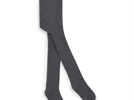 BONTON Dark Heather Grey Strømpebukser Rib For Discount