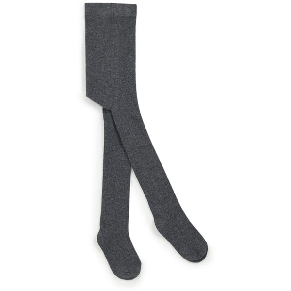 BONTON Dark Heather Grey Strømpebukser Rib For Discount