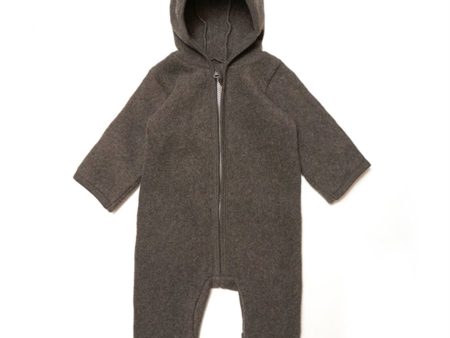 Huttelihut Køredragt Bomuldsfleece Momo Cot Cleece Brown For Cheap