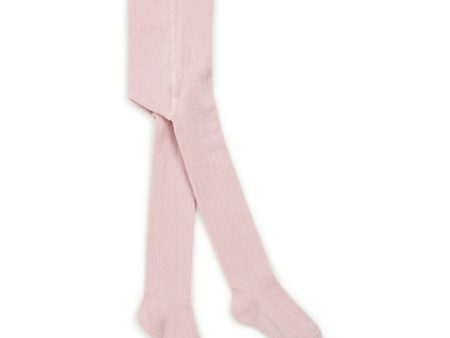 BONTON Pink Strømpebukser Rib on Sale