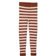 Fliink Carob Brown Striped Benna Rib Leggings Supply