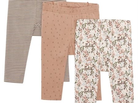 Hust & Claire Baby Café Rose Liva Leggings 3-pak on Sale