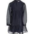 Tommy Hilfiger Festive Organza Kjole Desert Sky Online Hot Sale