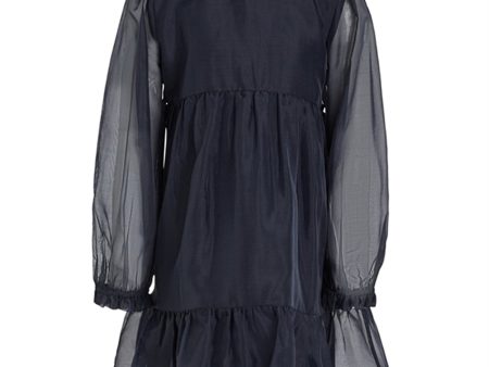 Tommy Hilfiger Festive Organza Kjole Desert Sky Online Hot Sale