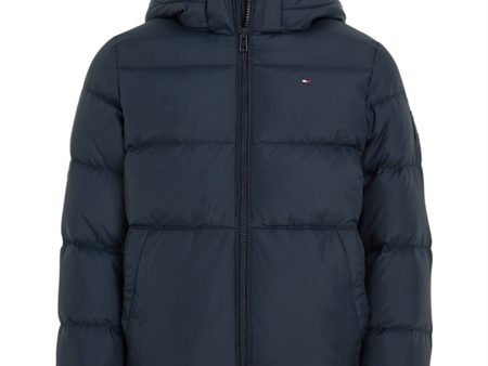 Tommy Hilfiger Essential Dunjakke Desert Sky For Cheap