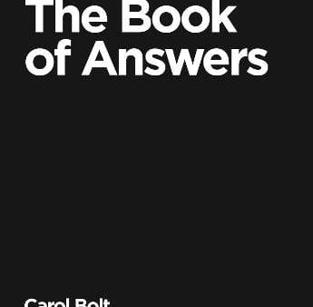 Carol Bolt: The Book Of Answers [2000] hardback Online now